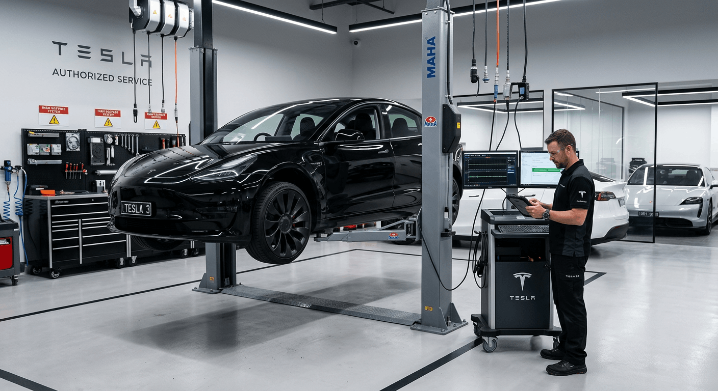 Autoryzowana naprawa powypadkowa Tesla Szczecin